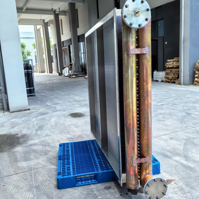OEM Huge Cooling Coils with Copper Tube Aluminum Fin Heat Exchanger Evaporatoe for Cooling Tower 