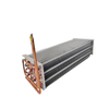 Rail transit heat exchanger with aluminum fins