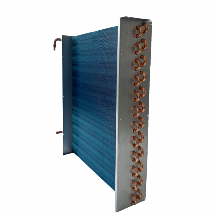 HVAC 9.52mm Copper Tube Air Cooled Evaporator for Chiller Room