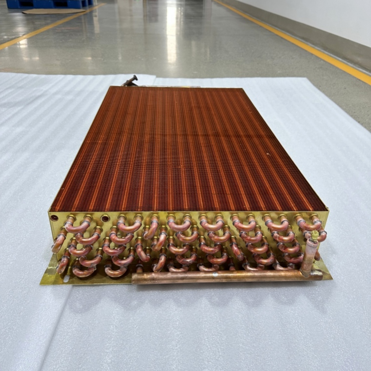 HVAC 9.52mm Copper Tube Copper Fin Heat Exchanger Evaporator for Cold Room