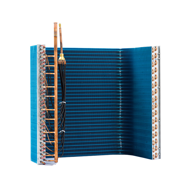 Heat Exchanger With Copper Tube And Hydrophlic Aluminum Fins