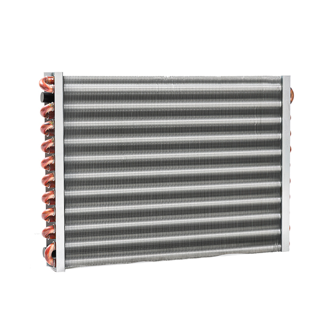 Condenser With Copper Tube And Aluminun Fins