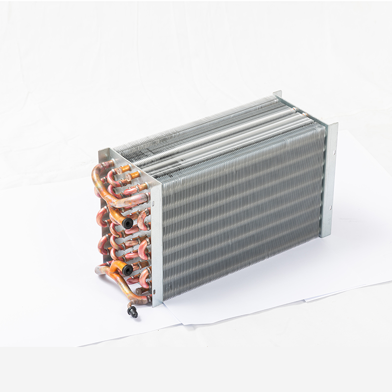 Condenser With Copper Tube And Aluminun Fins