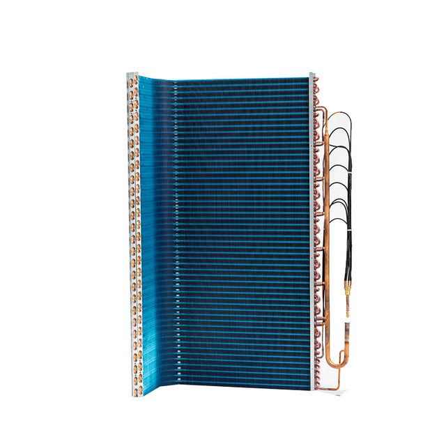 Heat Exchanger With Copper Tube And Hydrophlic Aluminum Fins