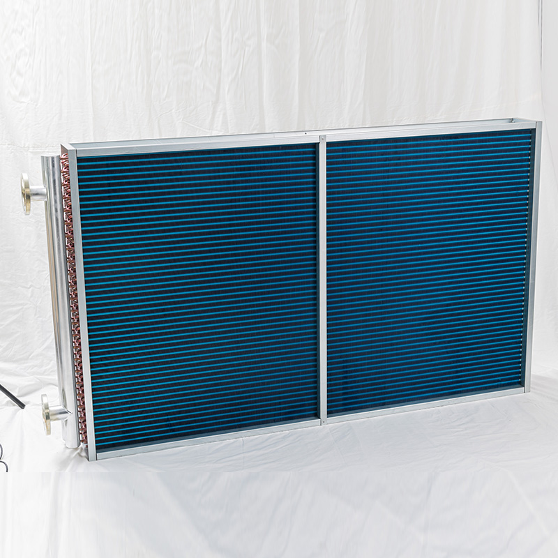 Heat Exchanger With Copper Tube And Hydrophlic Aluminum Fins